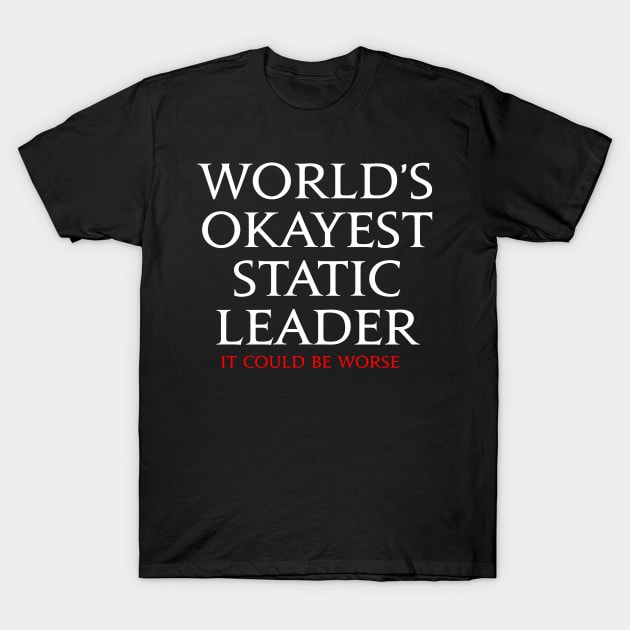 World's Okayest Static Leader - It could be worse FFXIV funny meme T-Shirt by Asiadesign